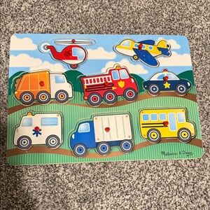 Melissa & Doug Colorful Vehicle Puzzle